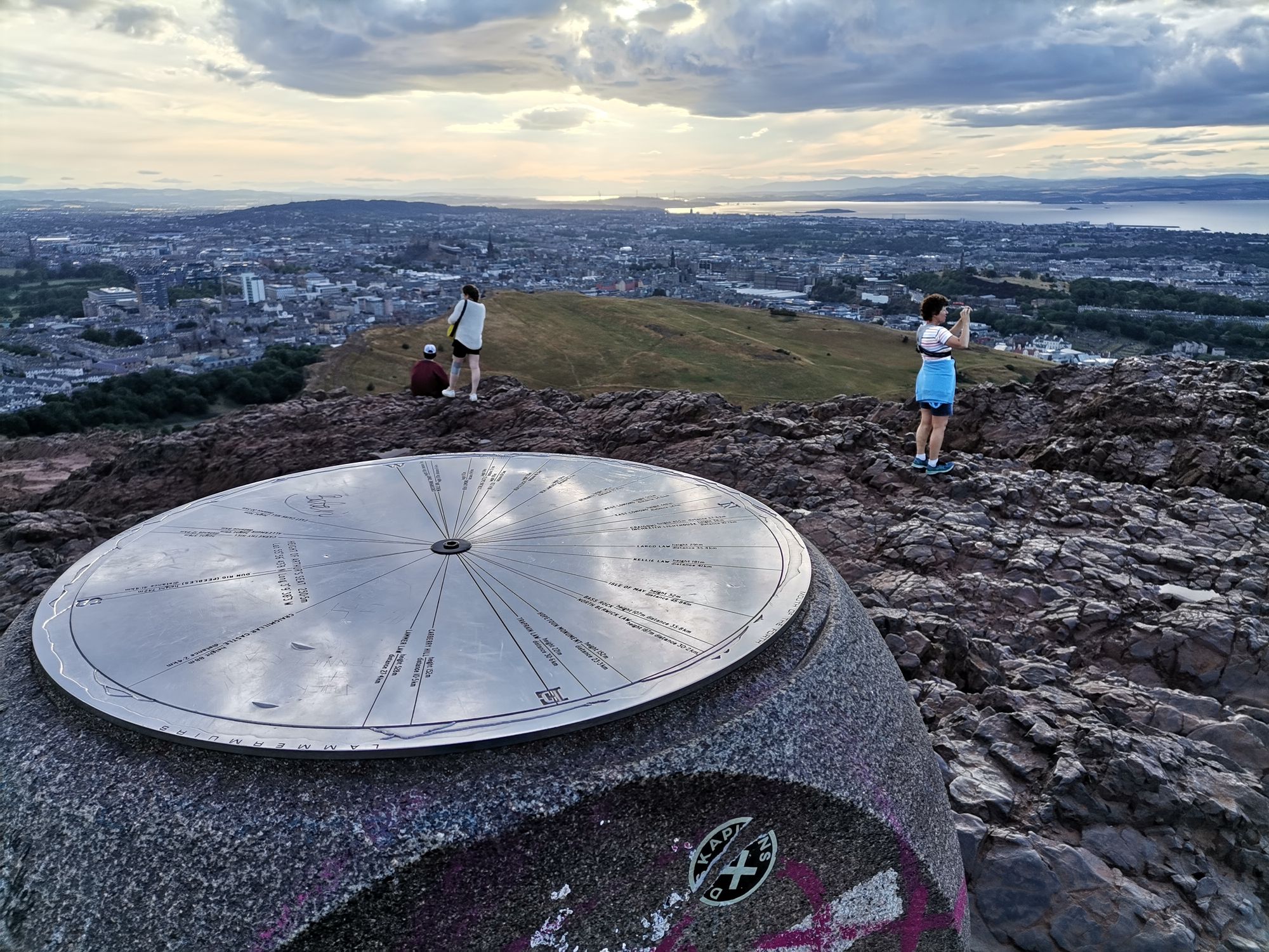 Edinburgh city: Arthurs's Seat im Holyrood Park
