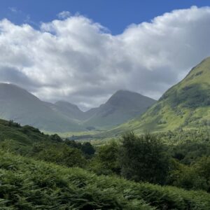 Blick nach Glencoe