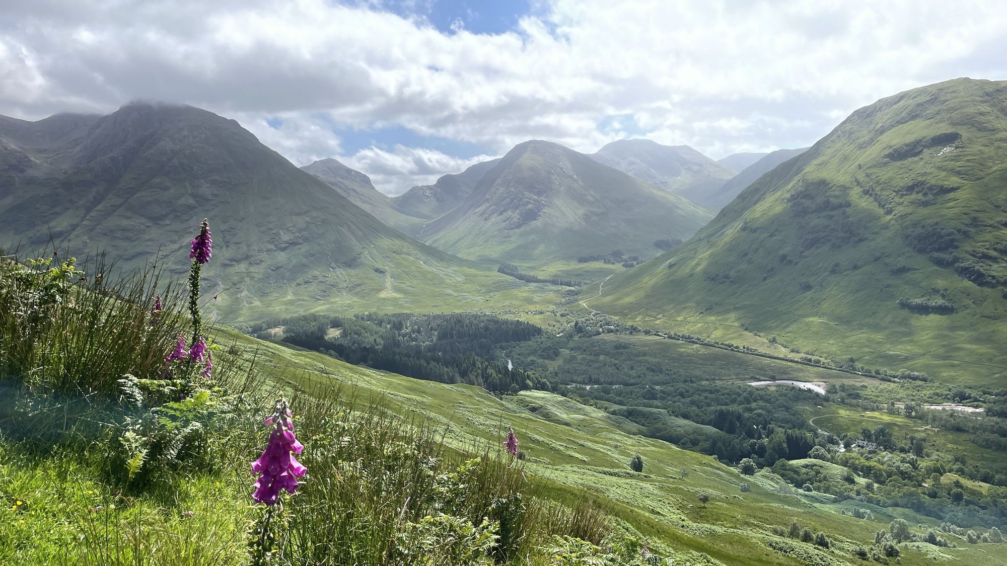 Blick in das Glencoe