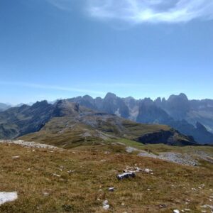 Blick vom Schlern in den Rosengarten