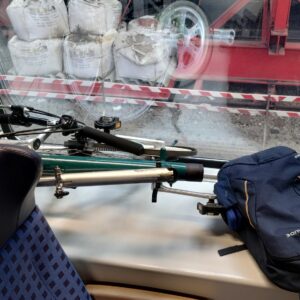 Klapprad in der Regional-Bahn Doppelstöcker