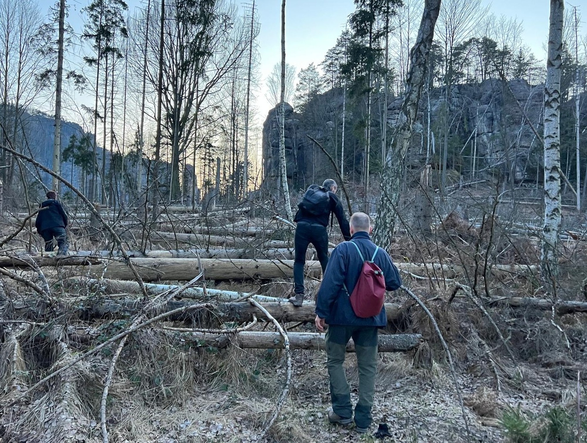 Anmarsch mit Hindernissen