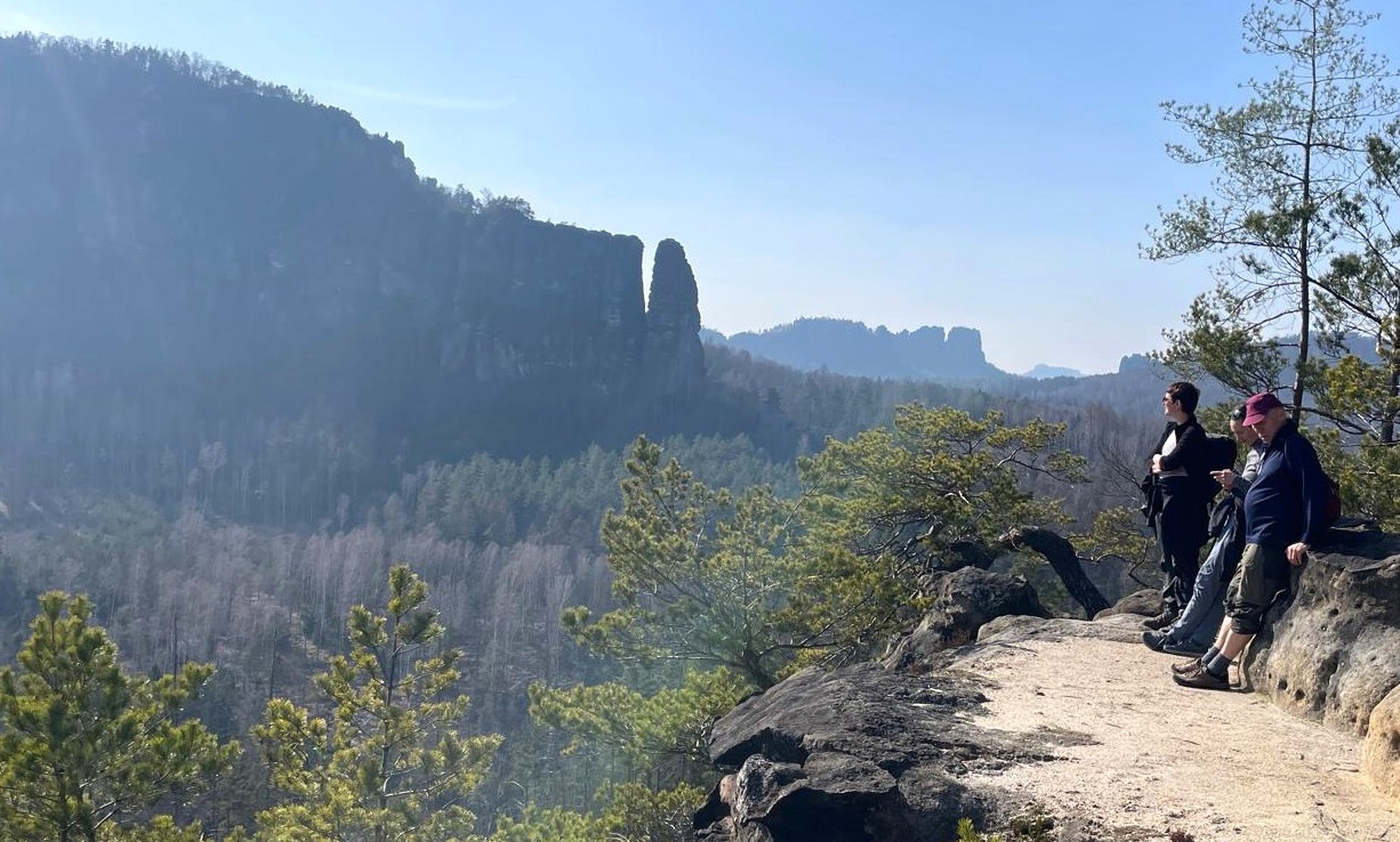 Affensteine am Horizont