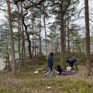 Aufbruch zusammen packen