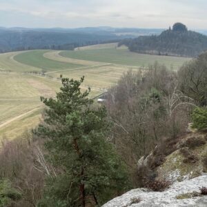 Blick von der Kaiserkrone zum Zirkelstein