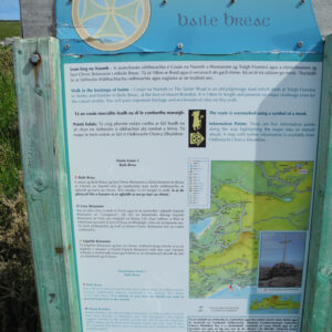Hinweisschilder am Mount Brenden